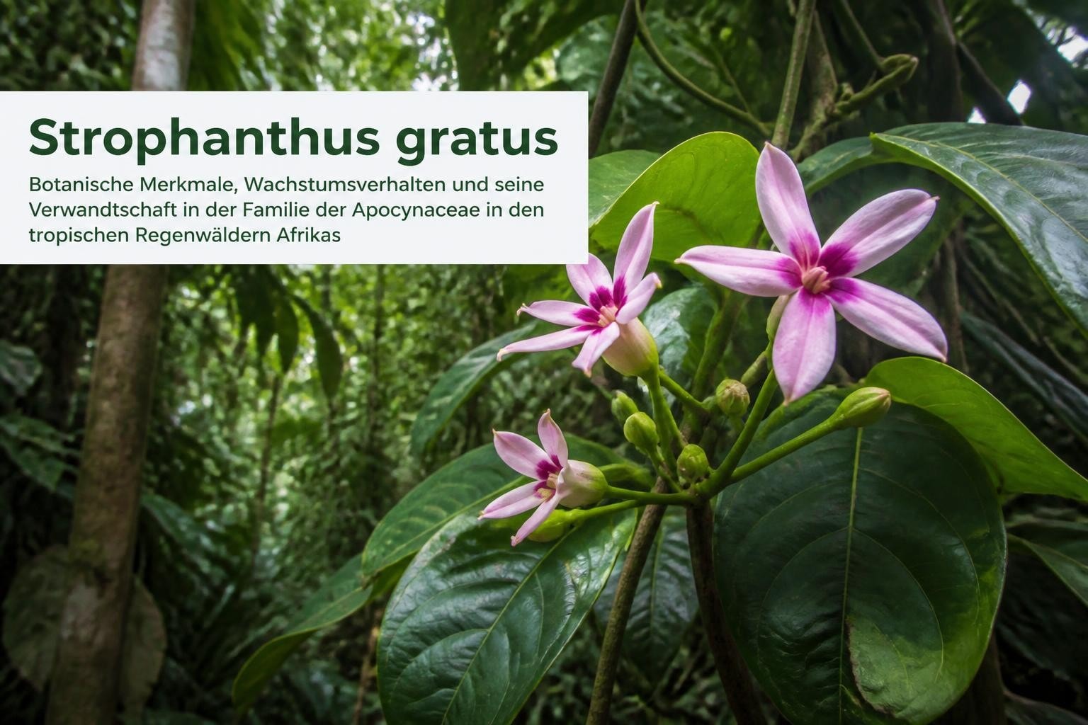 Strophanthus Gratus: Botanik, Geschichte und Anwendung