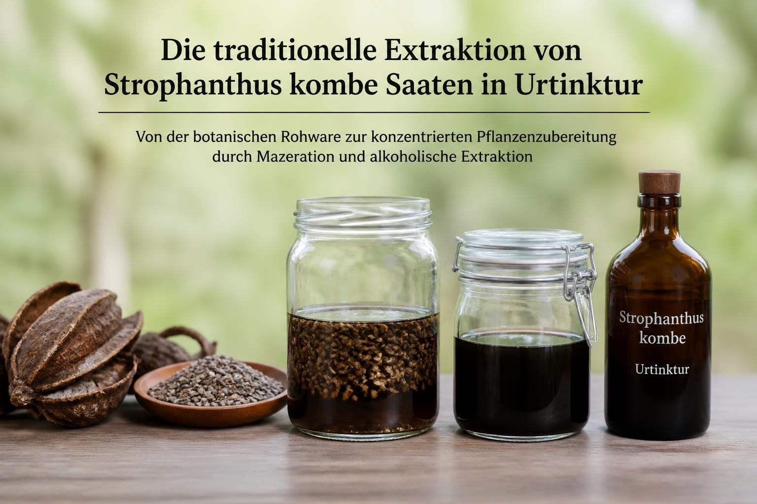 Strophanthus Kombe Urtinktur: Herstellung & Verwendung
