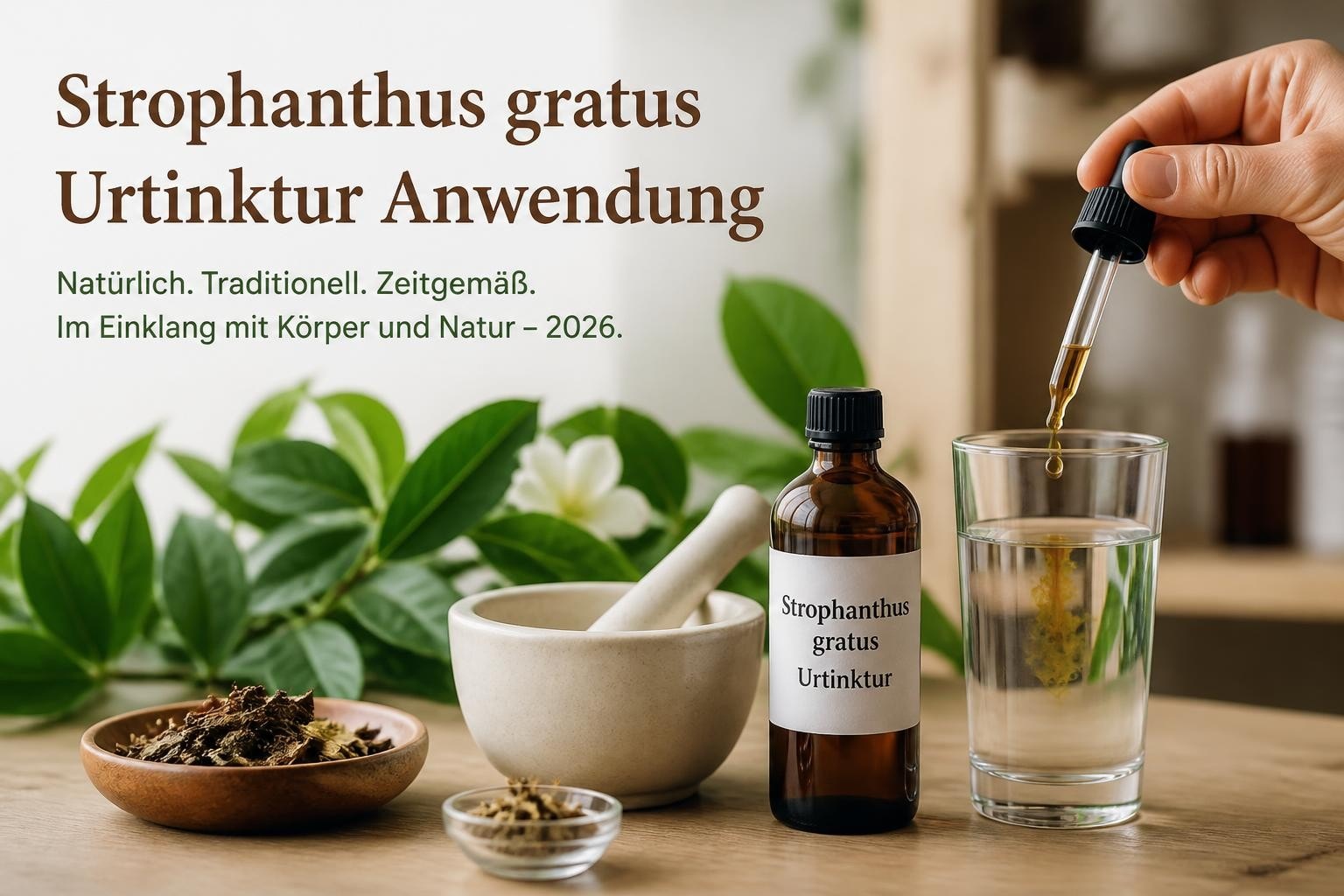 Strophanthus Gratus Urtinktur Anwendung: Leitfaden 2026